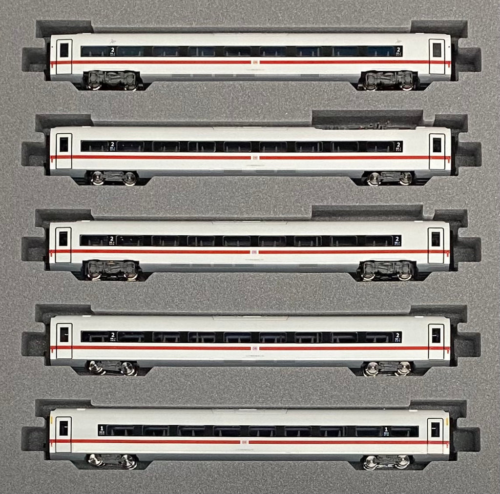Kato 10-1544 N BR412/ICE4 5 Piece Add On Car Set Green Line