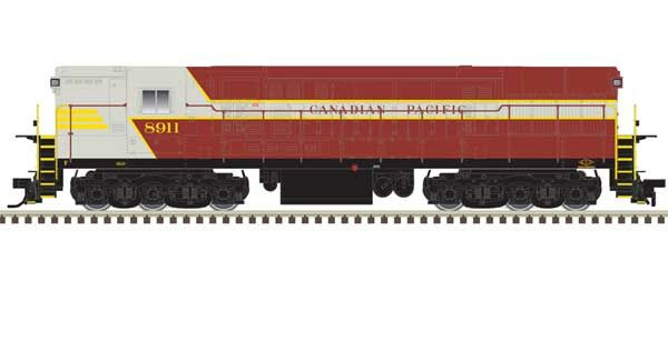 Atlas 10004140 FM H-24-66 Phase 2 Trainmaster - LokSound & DCC - Master(R) Gold -- Canadian Pacific #8911 (Late Scheme, gray, maroon, yellow)