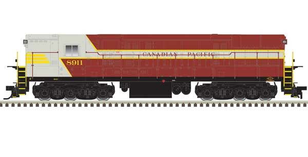 Atlas 10004141 FM H-24-66 Phase 2 Trainmaster - LokSound & DCC - Master(R) Gold -- Canadian Pacific #8913 (Late Scheme, gray, maroon, yellow)