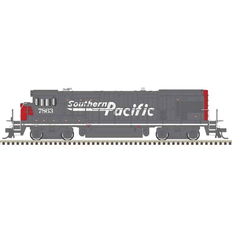 Atlas HO 10004724 GE B30-7 Low Nose - Sound and DCC - Master(R) Gold - Southern Pacific #7863 (gray, red, white, Speed Lettering)
