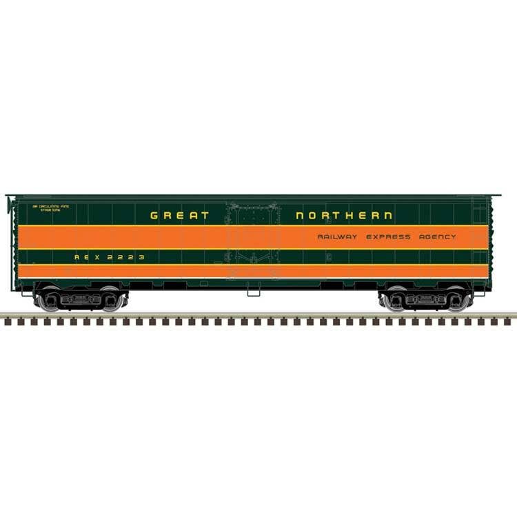 Atlas HO 20007631 ACF/REA Steel Express Reefer - Master(R) - Great Northern #2223 (REA Leaseback, Omaha Orange, Pullman Green)