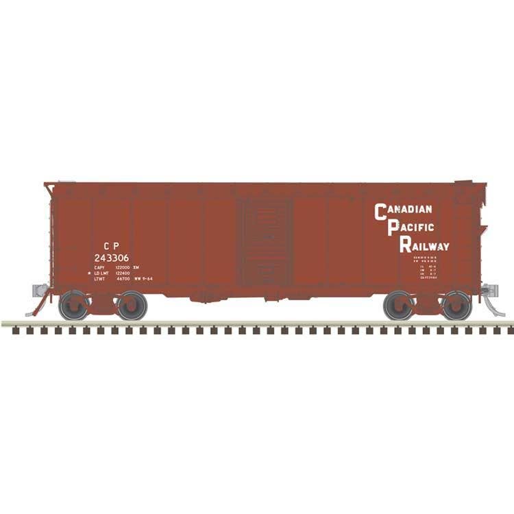 Atlas HO 20007900 40' Minibox Boxcar - Master(R) - Canadian Pacific #243306 (Boxcar Red, Stepped Lettering)