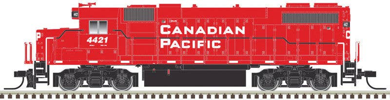 Atlas N 40004811 EMD GP38-2 Phase II - Standard DC - Canadian Pacific 4401 (red, white)