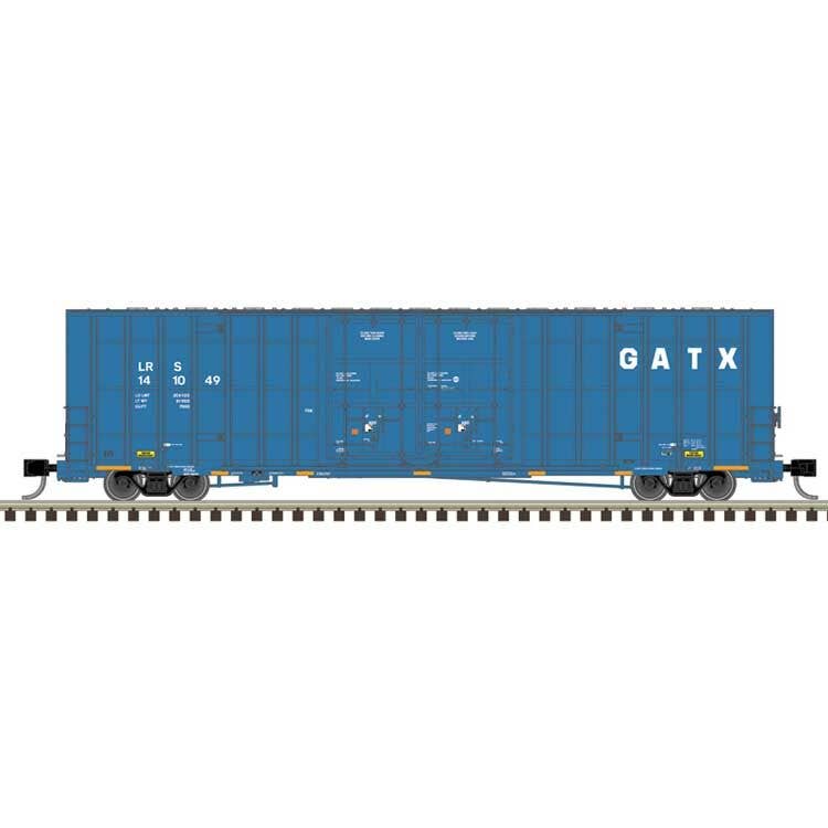 Atlas N 50006931 Gunderson 7550 Double-Door Boxcar - GATX Leasing LRS #141100 (blue, white)