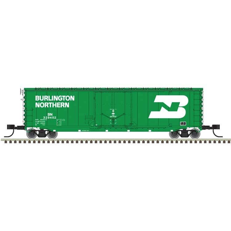 Atlas N 50007147 50' General American RBL Plug-Door Boxcar - Master(R) - Burlington Northern #329428 (Cascade Green, white, Large Logo)