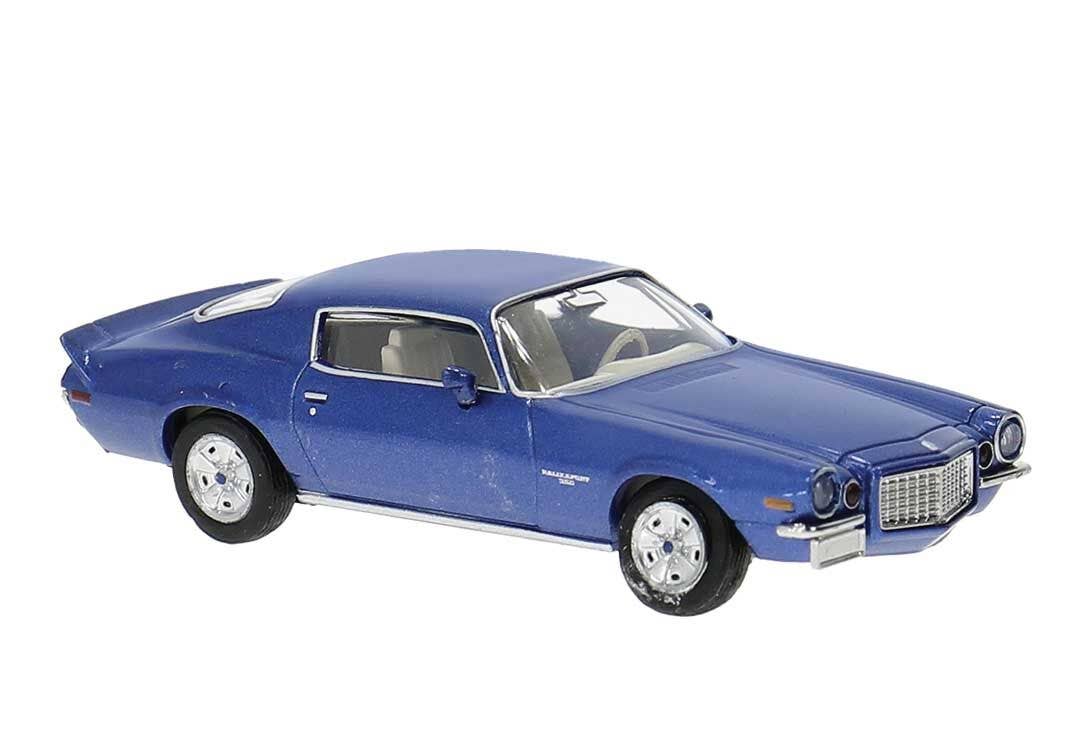 Brekina HO 19920 1966 Chevrolet Camaro - Assembled - Metallic Blue