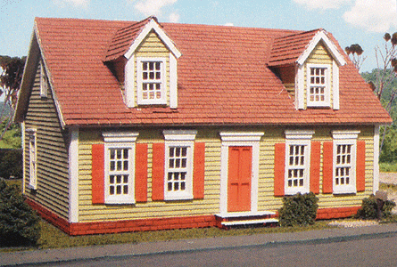 Laser-Art HO 610 Maxwell Cape House - Laser-Art - Laser-Cut Wood Kit