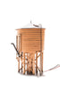 Broadway Limited Imports HO 6091 Operating Water Tower w/Sound - Painted, Unlettered (Weathered Brown)