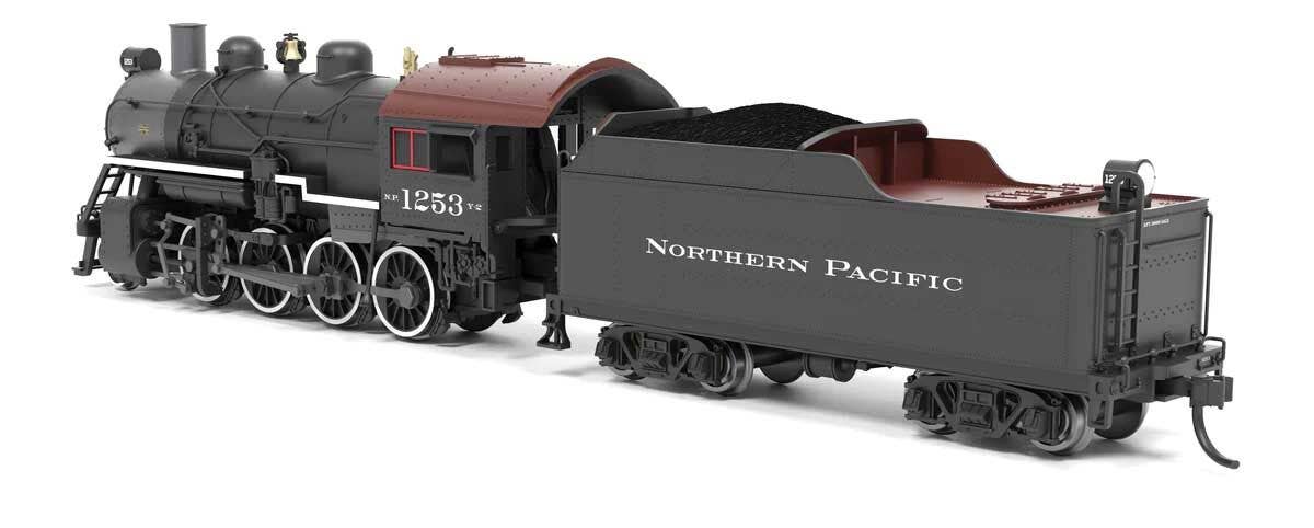 Broadway Limited Imports N 8384 2-8-0 Consolidation - Sound, Smoke and DCC Paragon4(TM) - Northern Pacific #1253 (black, graphite, Tuscan)