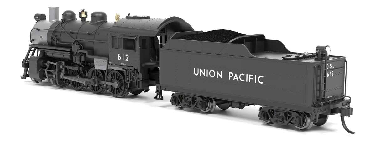 Broadway Limited Imports N 8389 2-8-0 Consolidation - Sound, Smoke and DCC Paragon4(TM) - Union Pacific #612 (black, graphite)