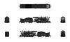 Broadway Limited Imports N 8389 2-8-0 Consolidation - Sound, Smoke and DCC Paragon4(TM) - Union Pacific #612 (black, graphite)