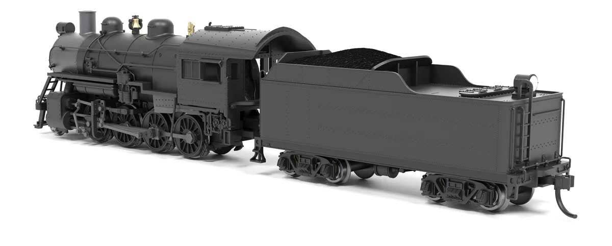 Broadway Limited Imports N 8391 2-8-0 Consolidation - Sound, Smoke and DCC Paragon4(TM) - Painted, Unlettered (black, graphite)