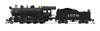 Broadway Limited Imports N 8398 2-8-0 Consolidation - Standard DC - Stealth - Santa Fe #1978 (black, silver)