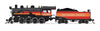 Broadway Limited Imports N 8404 2-8-0 Consolidation - Standard DC - Stealth - Southern Pacific #2708 (Daylight, black, red, orange)