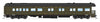 Broadway Limited Imports HO 9729 Heavyweight Business Car Observation - Pullman Ferdinand Magellan US #1 (Modern Museum Appearance, green)