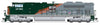 Broadway Limited Imports HO 9780 EMD SD70ACe - Sound, DCC and Smoke - Paragon4(TM) - Union Pacific #1983 (Western Pacific Heritage, green, silver)