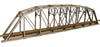Central Valley HO 1901 200' Single-Track Heavy-Duty Laced-Parker-Truss Bridge - Kit - 28-1/4 x 3" 71.8 x 7.6cm