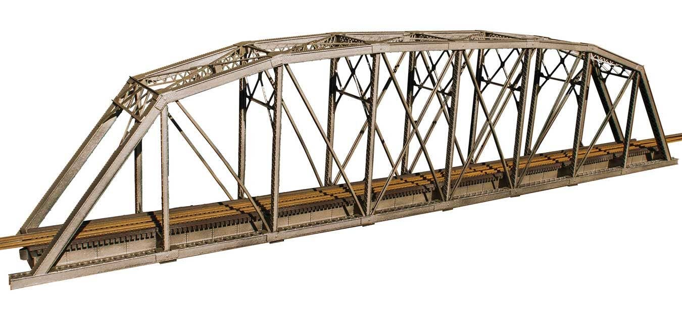 Central Valley HO 1901 200' Single-Track Heavy-Duty Laced-Parker-Truss Bridge - Kit - 28-1/4 x 3" 71.8 x 7.6cm