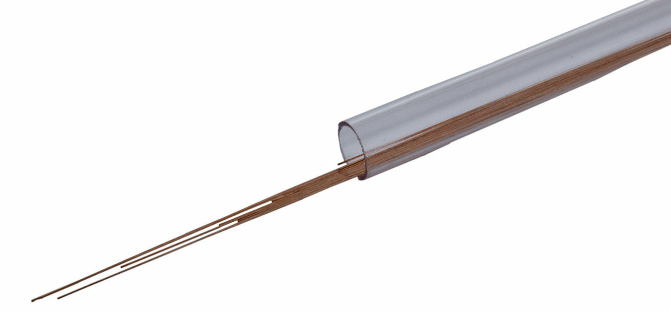 Tichy Train Group Phosphor-Bronze Wire - 8" 20.3cm Long - .010" .03cm Diameter pkg(12)