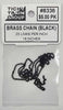 Tichy Train Group 8336 Blackened Brass Chain - 23 Links Per Inch, 18" 45.7cm Length