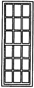 Grandt Line Products 3747 Double-Hung Windows -- 9/9 Light, 104 x 37-1/2"