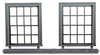Grandt Line Products 3773 Windows -- Double-Hung, 8-Over-8, Scale 35 x 45" 88.9 x 114cm pkg(4)