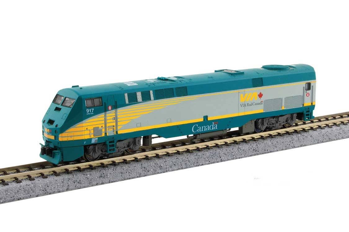 Kato N 1766043S GE P42 Genesis - VIA Rail Canada #917 - ESU LokSound DCC/Sound