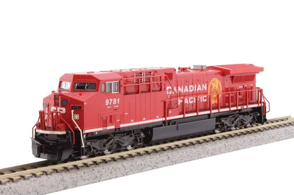 Kato N 1767217DCC GE AC4400CW - DCC - Canadian Pacific #9781 (red, white, Golden Beaver Logo)