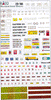 Kato N 23190 Structural Detail Stickers (English)
