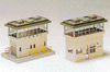 Kato N 23315 Station Office & Signal Tower Set