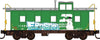 Micro Trains N 10044063 36' Riveted-Steel Cupola Caboose - Burlington Northern #11469 Christmas Graffiti