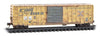 Micro Trains N 2544443 50' Rib-Side Single-Door Boxcar No Roofwalk - Chesapeake & Ohio #400785 (Weathered, Patched Ex-Railbox, yellow Series #7)