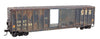 Micro Trains HO 5600005 50' Exterior-Post Modern Boxcar - Kit - CSX #141288 (Weathered, blue, yellow)