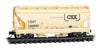 Micro Trains N 9200650 ACF 39' 2-Bay Center-Flow Covered Hopper - Round Hatches - CSX #244092 (beige, black, Boxcar Logo)