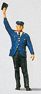 Preiser HO 28000 Individual Figure - Railway Personel - Conductor w/Arm Raised