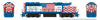 Rapido 040559 HO EMD GP40 (DC/DCC/Sound): MKT - Bicentennial Scheme: #200