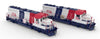 Rapido 040560 HO EMD GP40 (DC/DCC/Sound): Western Pacific - Bicentennial: #1776 + 1976