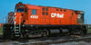 Rapido 045017 HO MLW C424 (DC/Silent): CP Rail - Action Red (8" Stripes) (DRS-24b): #4209