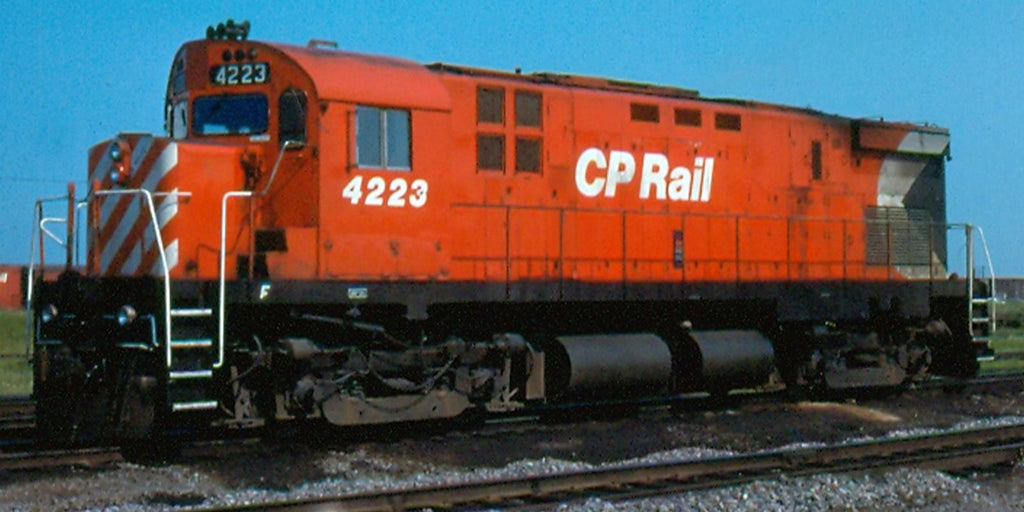 Rapido 045017 HO MLW C424 (DC/Silent): CP Rail - Action Red (8" Stripes) (DRS-24b): #4209
