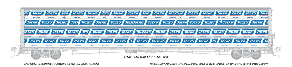 Rapido 102167 Rapido Bits: HO Centerbeam Lumber Load: Tolko