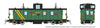 Rapido 166038 HO HS Caboose: CN - Patched ex-OCR, exx-DEVCO: #9106