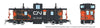 Rapido 166039 HO HS Caboose: CN - Faded: #79329