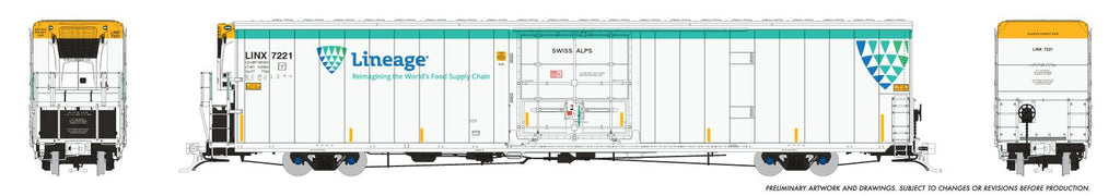 Rapido 167003A HO Greenbrier 7780cuft Reefer: Lineage: Single Car