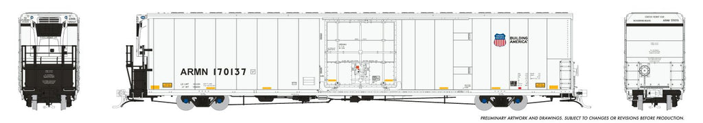 Rapido 167504A HO Greenbrier 7780cuft Reefer w/Sound: Union Pacific: Single Car #1