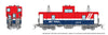 Rapido 510056 N Wide Vision Caboose: BC Rail - Red/Blue Hockey Scheme: #1880