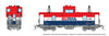 Rapido 510057 N Wide Vision Caboose: BC Rail - Red/White/Blue Scheme: #1874