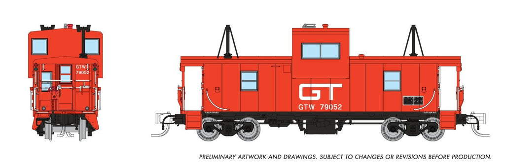 Rapido 510073 N Wide Vision Caboose: Grand Trunk: #79052
