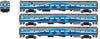 Rapido 528051 N Comet Car: AMT Montreal - Late Scheme: Set #1 (Cab Car and 2 Coaches)