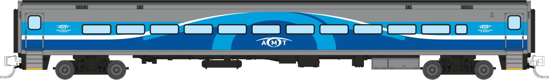 Rapido 528052 N Comet Car: AMT Montreal - Late Scheme: Coach
