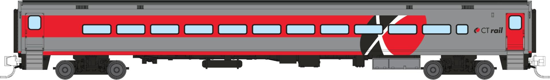 Rapido 528056 N Comet Car: CTrail Connecticut: Coach